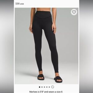 Lululemon Wunder Tights - Black